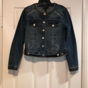 INC Jean jacket size: petite small